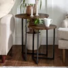 2pc Glam V Leg Nesting Side Tables - Saracina Home