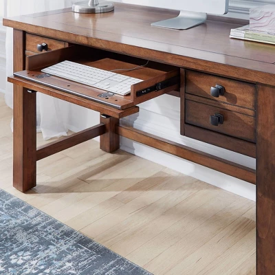 Tahoe Executive Writing Desk - Aged Maple - Home Styles - Image 7