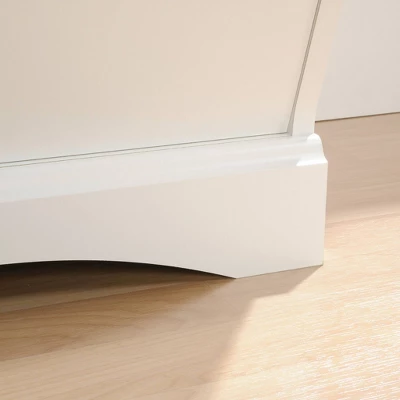 Twin Pogo Bookcase/Footboard Soft White Finish - Sauder - Image 10