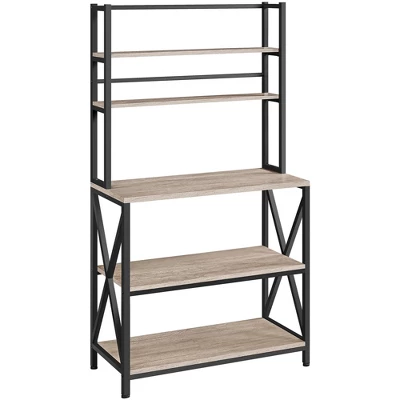 Yaheetech 5-Tier Kitchen Baker's Rack Utility Storage Shelf With 5 Shelves & Adjustable Feet - Image 7