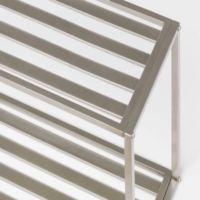 Wall Shelf Brushed Nickel Metal - Brightroom™ - Image 2