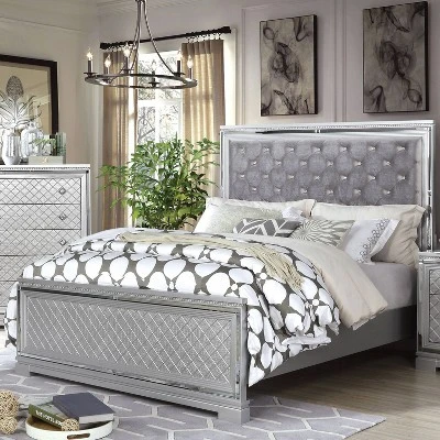 5pc Tenaya Bedroom Set Silver/Gray - HOMES: Inside + Out - Image 2