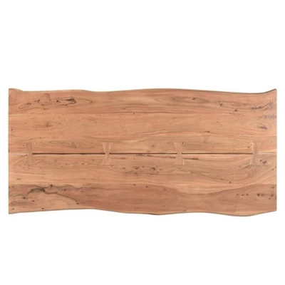 84" Athea Butterfly Live Edge Dining Table Natural - Timbergirl - Image 4