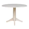 30.3" Jeremy Round Dining Table Blue - International Concepts