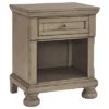 Lettner Nightstand Light Gray - Signature Design By Ashley