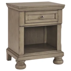 Lettner Nightstand Light Gray - Signature Design By Ashley