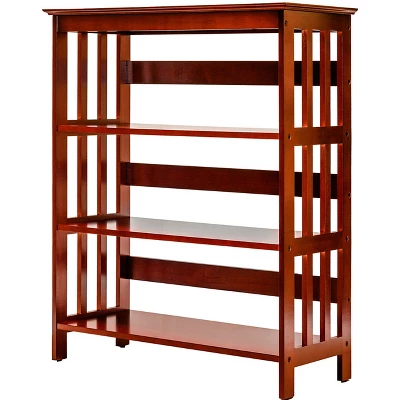 Legacy Decor 3 Tier Wooden Bookshelf Bookcase Shelves - Image 4