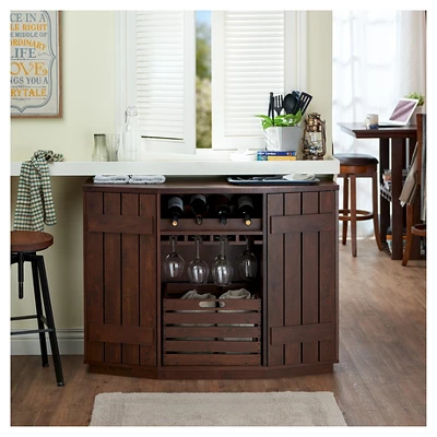 Candy Plank Inspired Dining Buffet With Removable Crate Vintage Walnut - HOMES: Inside + Out - Image 4