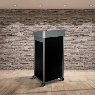 Greystone Lectern Lecture Podium Charcoal Slate - Hampden Furnishings - Image 7