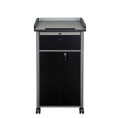 Greystone Lectern Lecture Podium Charcoal Slate - Hampden Furnishings - Image 3