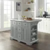 Julia Stainless Steel Top Kitchen Island - Crosley