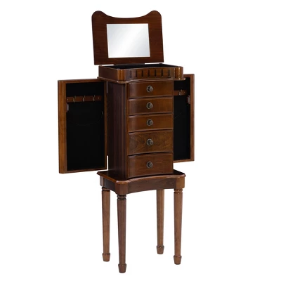 Kasey Jewelry Armoire Walnut - Powell Company - Image 2