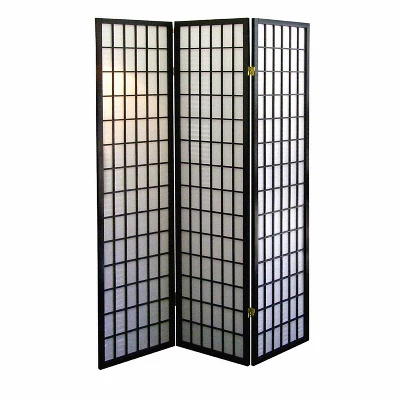 3 Panel Shoji Room Divider - Ore International - Image 2
