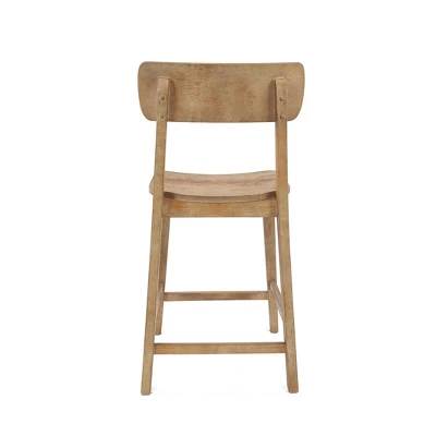 24" Torino Counter Height Barstool Barnwood - Boraam - Image 5