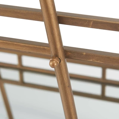 Addison Bar Cart Antique Gold - Adore Decor - Image 3