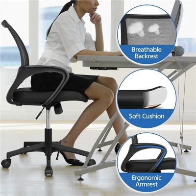 Yaheetech Adjustable Ergonomic Computer Chair Office Chair - Image 3