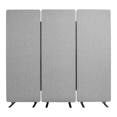 Stand Up Desk Store ReFocus Freestanding Noise Reducing Acoustic Room Wall Divider Office Partition