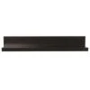 48" X 4.5" Picture Ledge Wall Shelf Black - Inplace