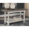 Havalance Flip Flop Sofa Table Gray/White - Signature Design By Ashley