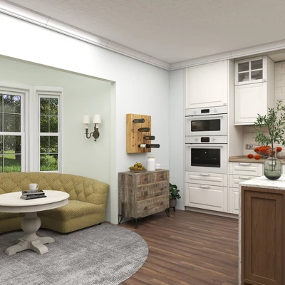 Rustic Wood Wall Wine Rack Brown - Olivia & May - Image 15