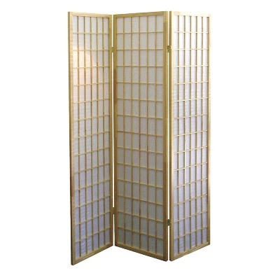 3 Panel Shoji Room Divider - Ore International - Image 3