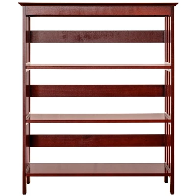 Legacy Decor 3 Tier Wooden Bookshelf Bookcase Shelves