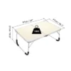 Unique Bargains Bed Sofa 24 X 16.1 X 10.6-inch Portable Foldable Laptop Table Working Desks With 1Pc Tote Bag