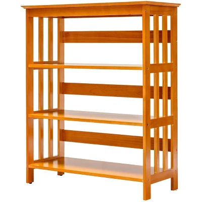 Legacy Decor 3 Tier Wooden Bookshelf Bookcase Shelves - Image 6