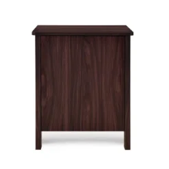 3pc Olimont Contemporary Double Dresser And Nightstand Set Walnut - Christopher Knight Home