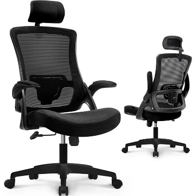 NEO Chair DBS Ergonomic High Back Office Chair With Flip-up Arms Adjustable Headrest - Image 2