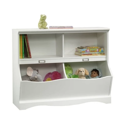 Twin Pogo Bookcase/Footboard Soft White Finish - Sauder