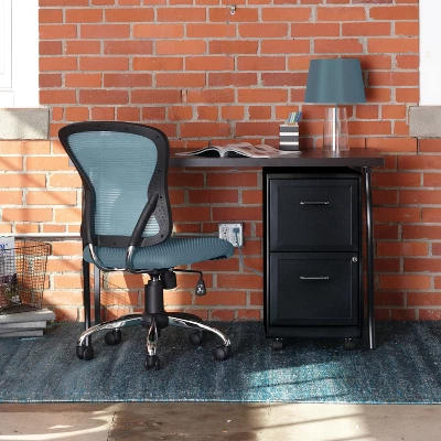 Space Solutions 18" Deep 2 Drawer Mobile Letter Width Vertical File Cabinet - Image 9