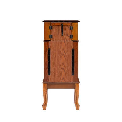 Marie Jewelry Armoire Oak - Powell Company - Image 7