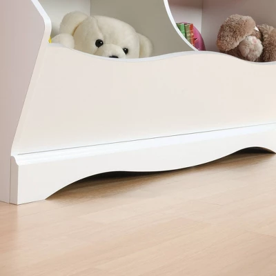 Twin Pogo Bookcase/Footboard Soft White Finish - Sauder - Image 8