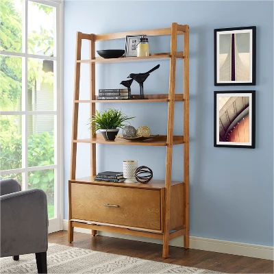 70" Landon Large Bookcase - Crosley - Image 2