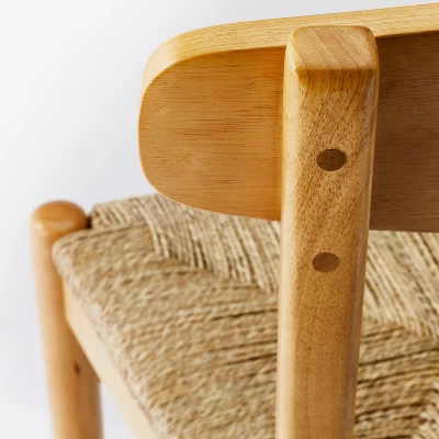 Logan Wood Dining Chair With Woven Seat - Threshold™ Designed With Studio McGee - Image 4
