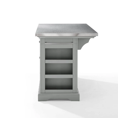 Julia Stainless Steel Top Kitchen Island - Crosley - Image 13