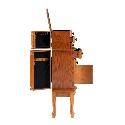 Marie Jewelry Armoire Oak - Powell Company - Image 5