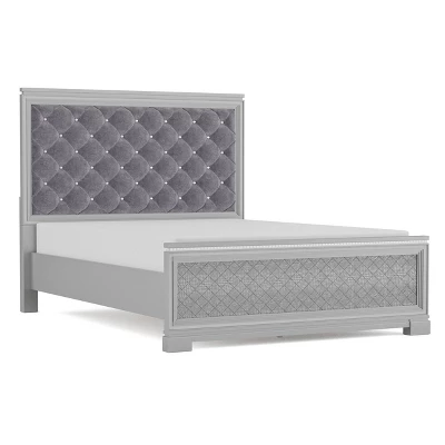 5pc Tenaya Bedroom Set Silver/Gray - HOMES: Inside + Out - Image 12