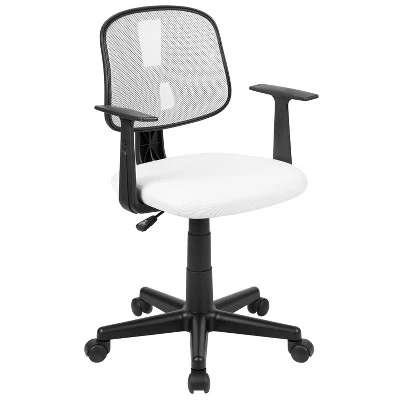 Emma And Oliver Pivot Back Mesh Swivel Task Office Chair With Arms - Image 13