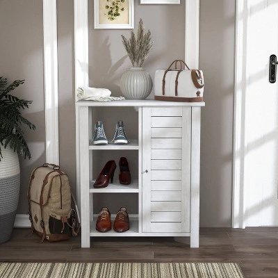 Bednar Storage Accent Cabinet White Oak - HOMES: Inside + Out - Image 6